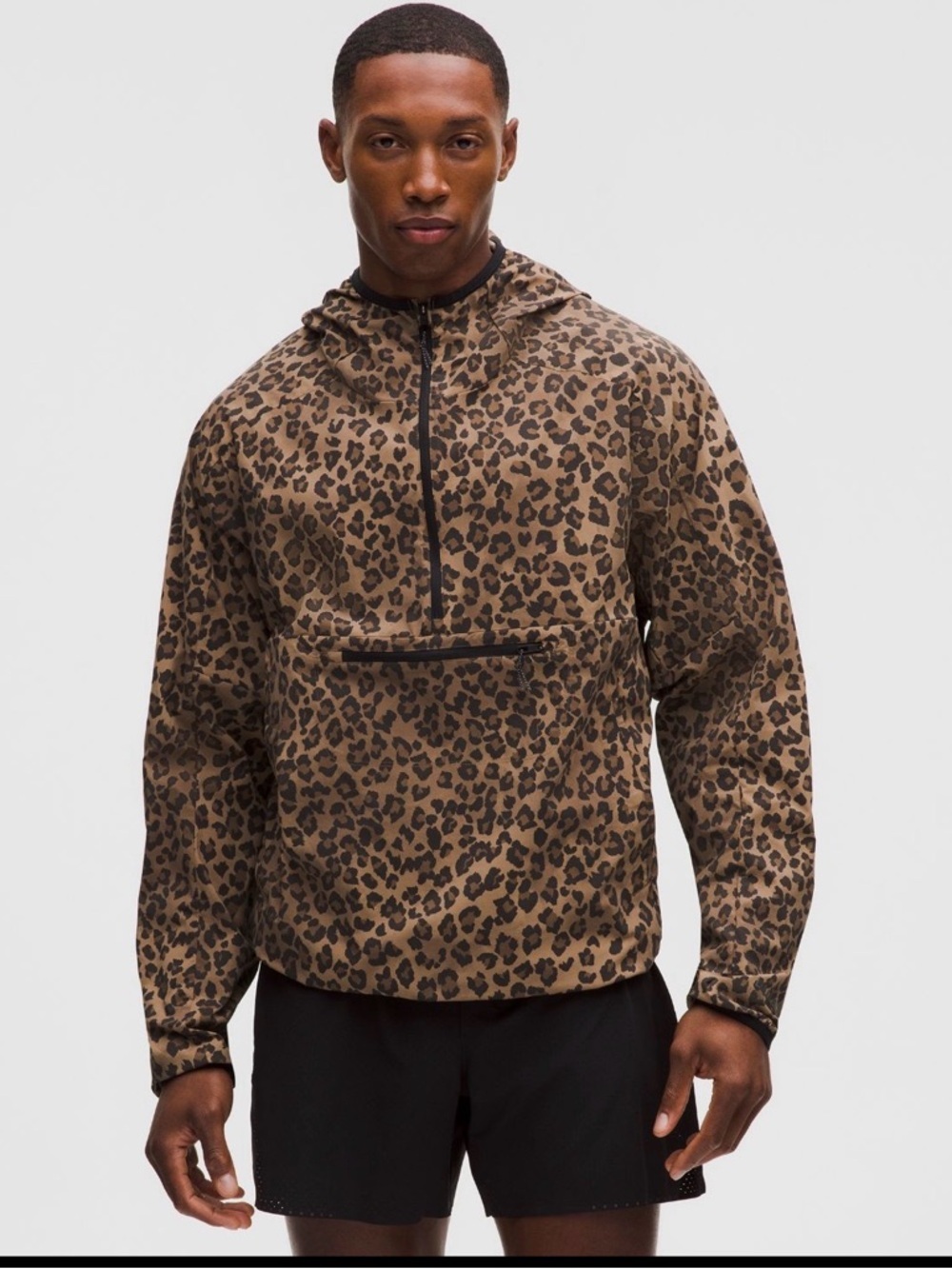 Lululemon Multi-Pocket Running Anorak Leopard NWT XS